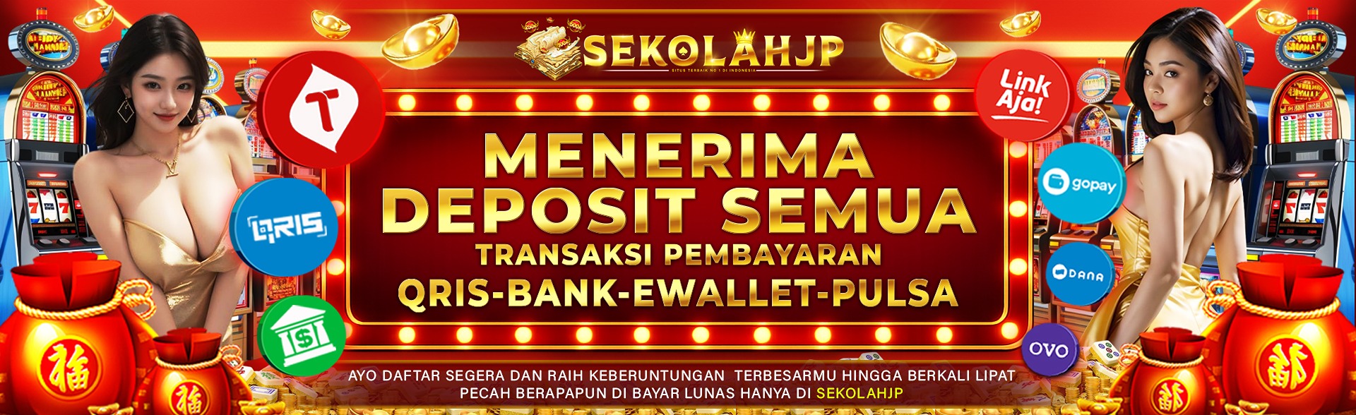 MENERIMA DEPOSIT SEMUA TRANSAKSI PEMBAYARAN