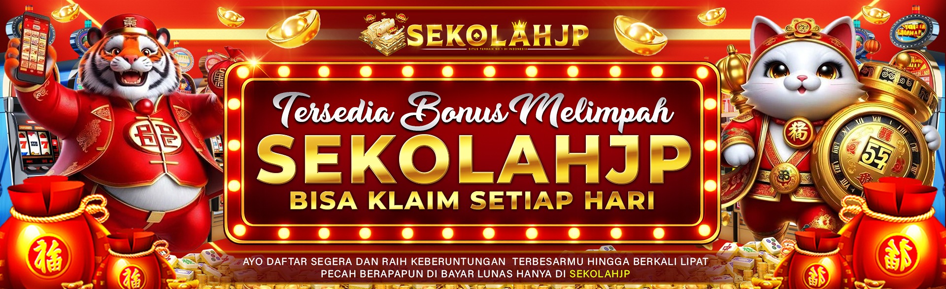 TERSEDIA BONUS MELIMPAH DI SEKOLAHJP